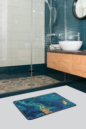 Mijölnir Alfombrilla de baño Marbling 40 x 60 cm